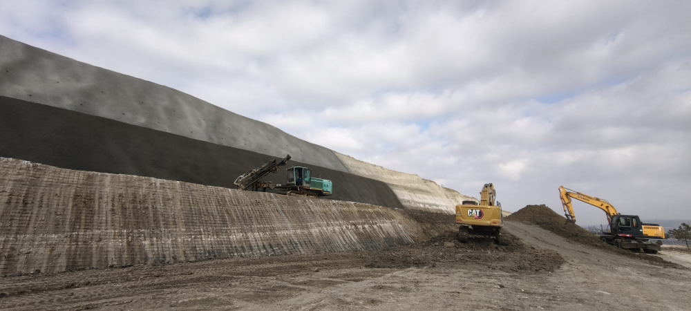 Geri Dönüşüm Fabrikası Oksijen Tesisi Şevleri Püskürtme Beton Güçlendirme İşleri